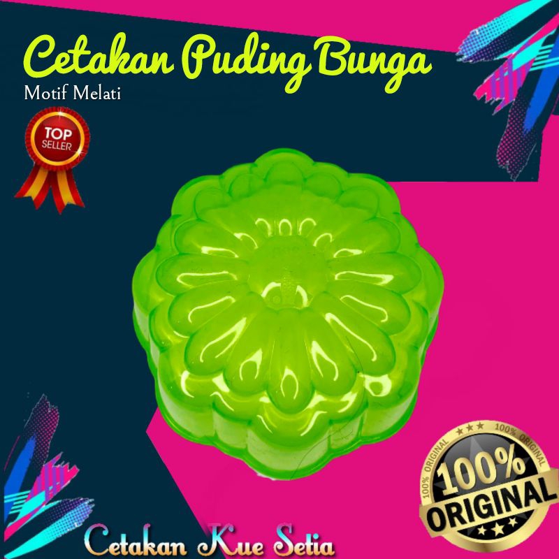 Cetakan Agar motif bunga Mawar Melati / Cetakan Puding Mini / Cetakan Nasi Bento