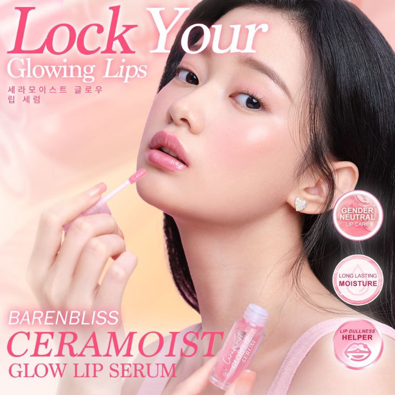 (GOSEND/COD) BNB BARENBLISS CERAMOIST GLOW LIP SERUM GLOSSY | BUTTER RUSH VITAMIN LIP MASK MOISTURIZING LIP BALM - MASKER BIBIR MENCERAHKAN DAN MELEMBABKAN