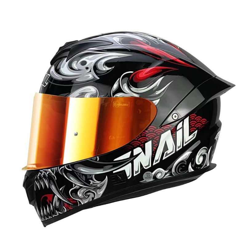 HELM SNAIL FFS2 RED DEVIL PAKET GANTENG