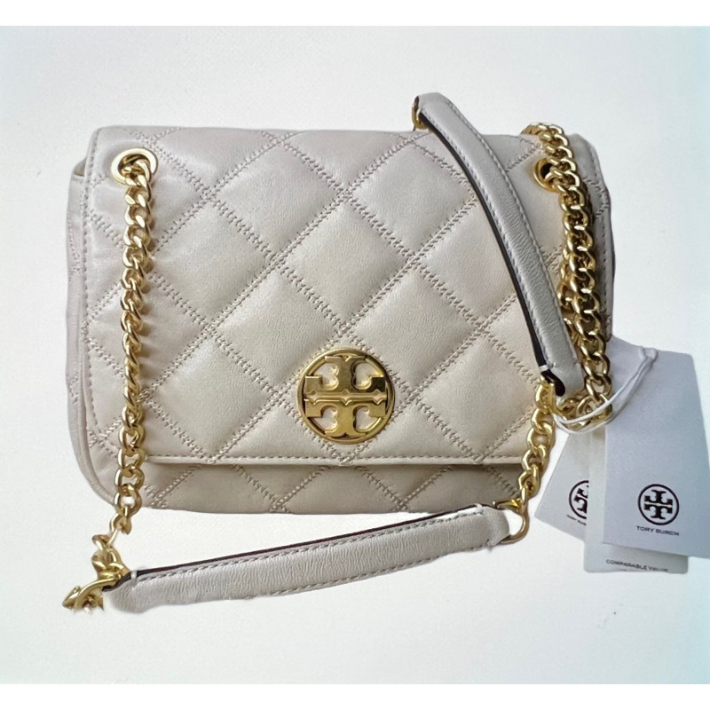 tory burch tb willa small shoulder bag brie