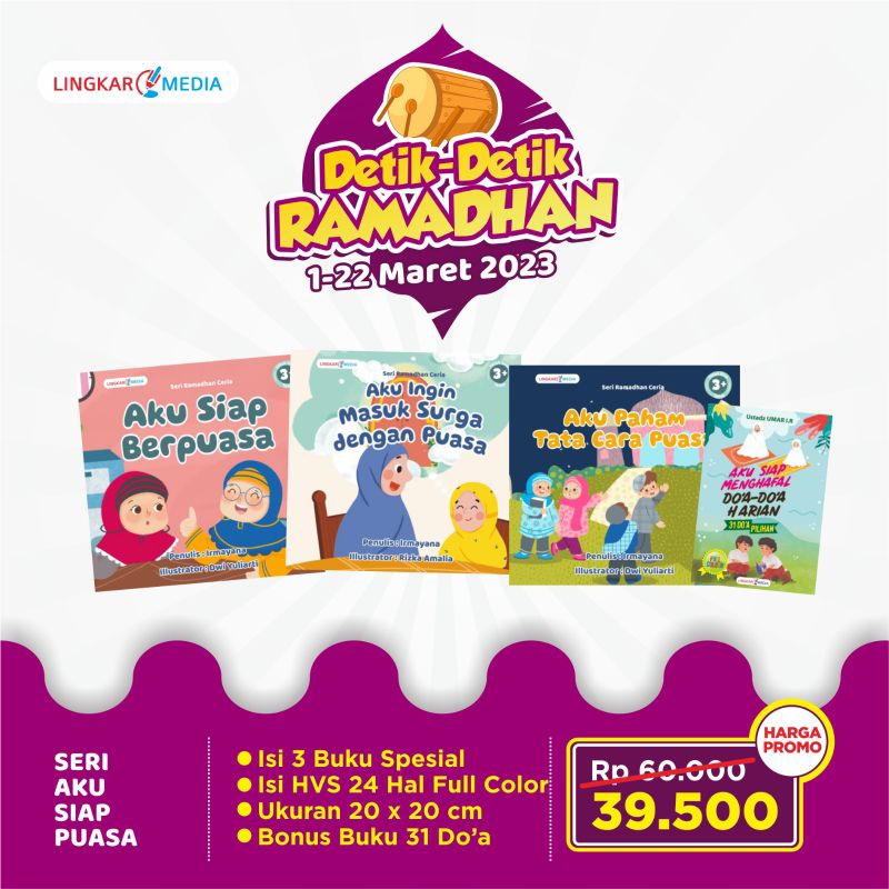 

Promo Buku Seri Aku Siap Puasa