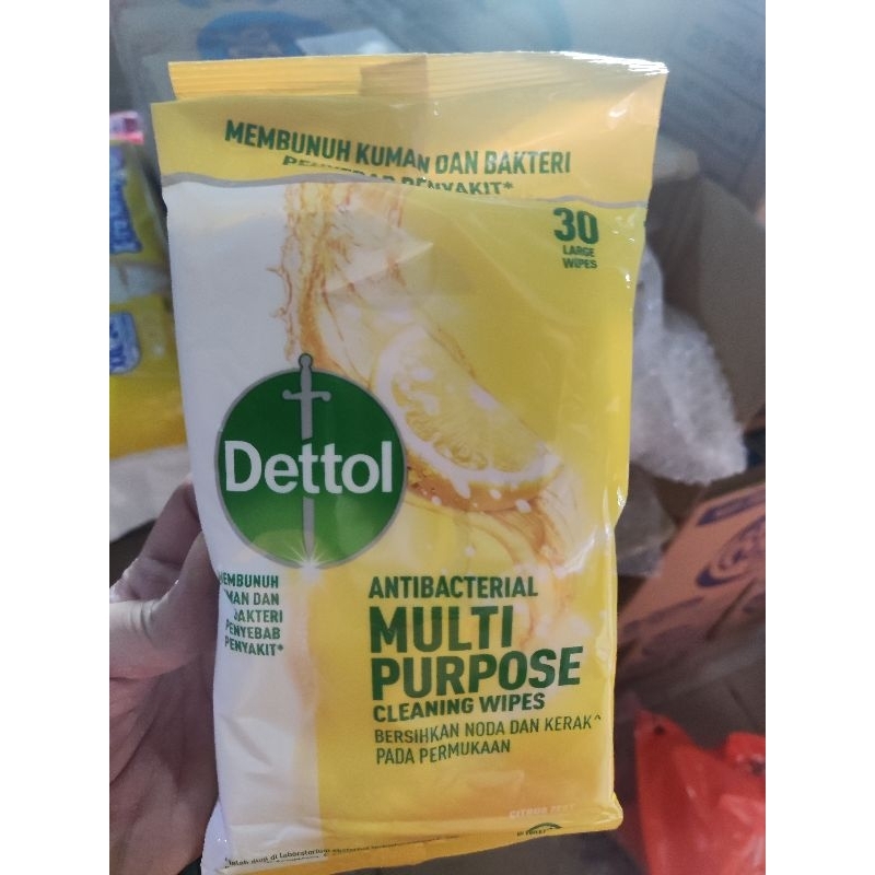 TISU BASAH DETTOL WIPES 30S