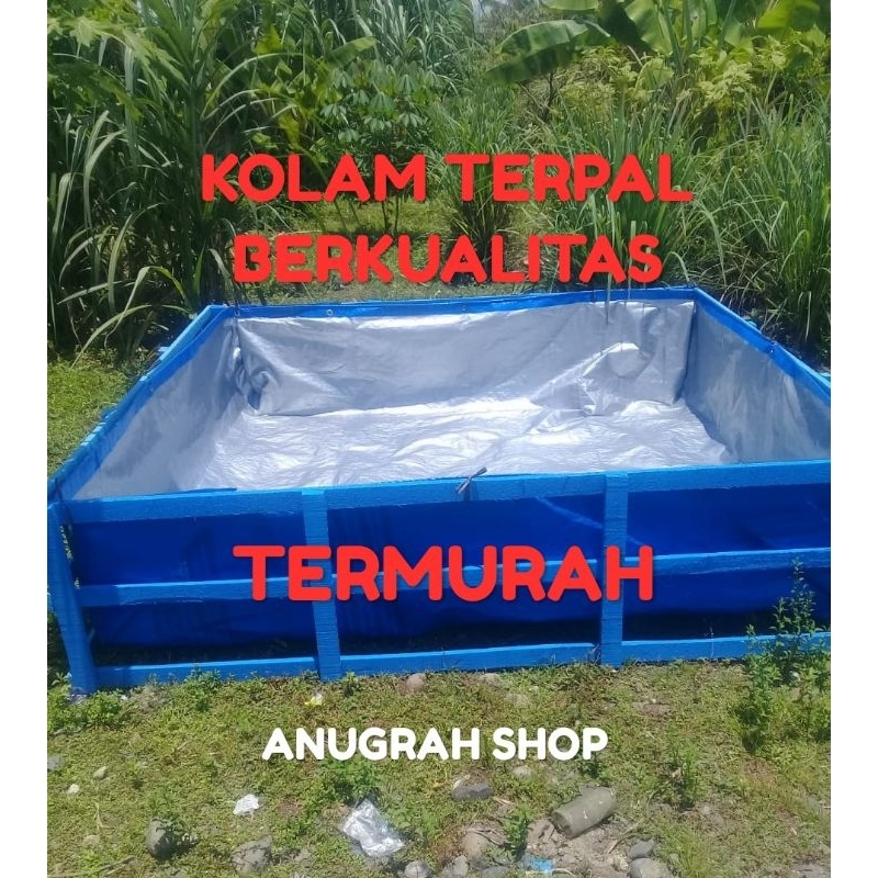 Terpal kolam ikan A5 / kolam terpal / terpal ikan / terpal tenda / terpal murah / terpal