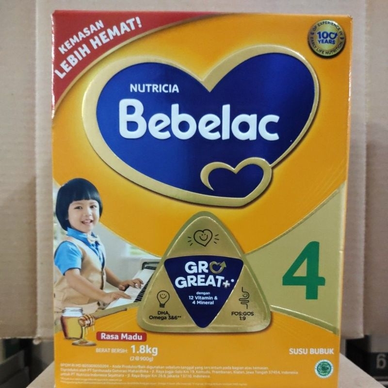 Bebelac 4 Madu jumbo box 1800 gram