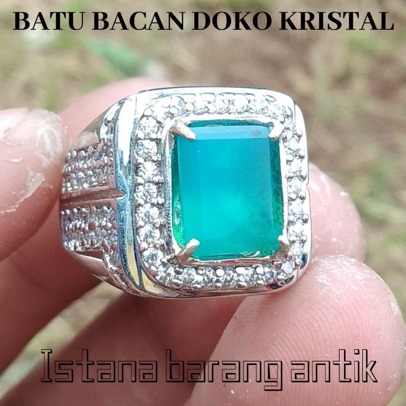 BATU BACAN DOKO KRISTAL GIWANG 100% ASLI ORIGINAL