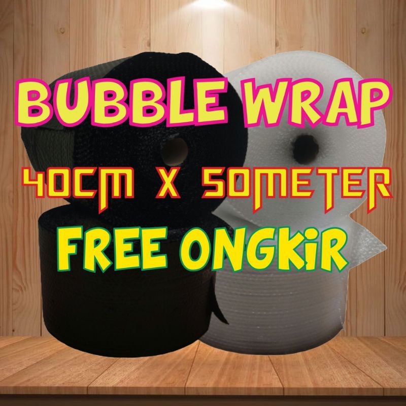 

bubble wrap 40cm x 50m plastik packing buble wrap tebal