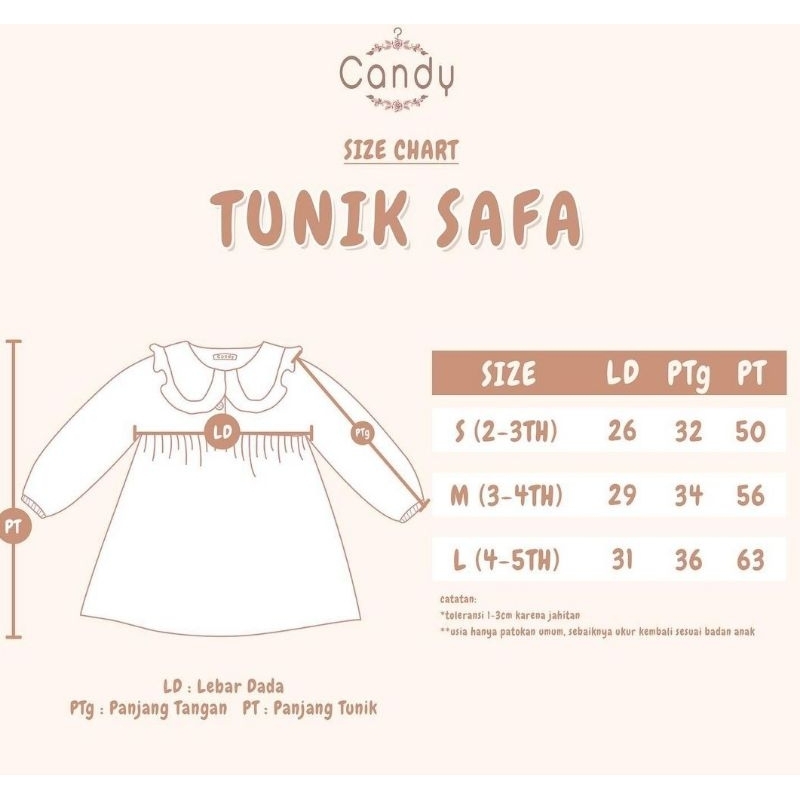 Baju Tunik Linen Anak Perempuan, Tunik Candy Dress Lengan Panjang