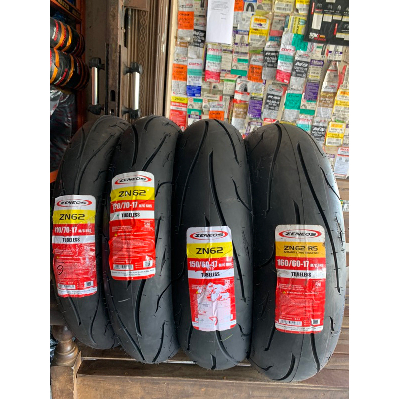 ban zeneos zn62 motor sport 160/60-17  150/60-17  140/70-17 130/60–17 120/70-17  110/70-17