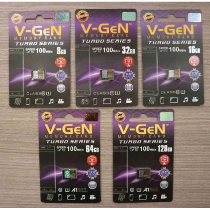 microsd vgen 32gb turbo class 10 original