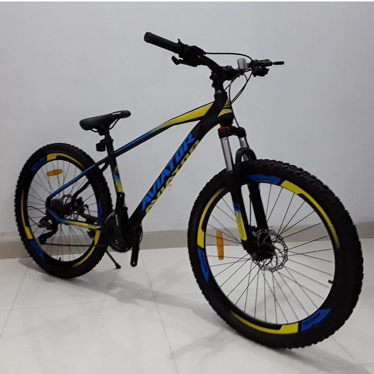 SEPEDA GUNUNG AVIATOR MTB 26 2689 AM-VT FL Hitam-Orange
