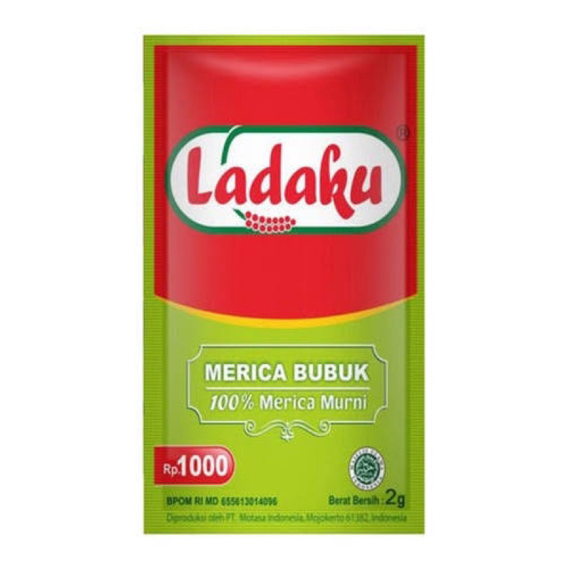 

Ladaku Merica Bubuk Sachet 2gr ( isi 12 sachet )