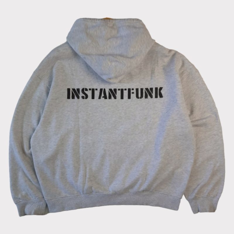 Instantfunk Melange Grey Hoodie