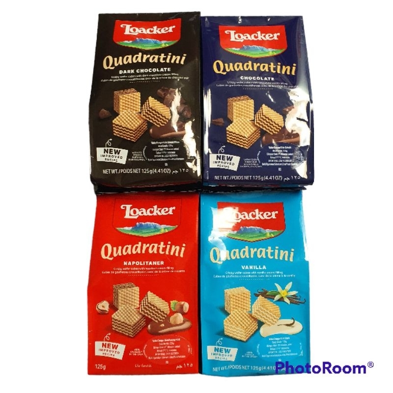 Loacker Quadratini 125 gr All Variant