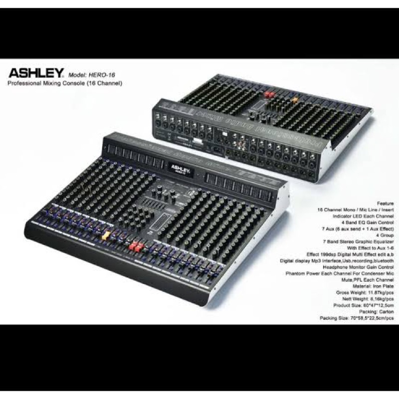 Mixer 16 Channel merek Ashley