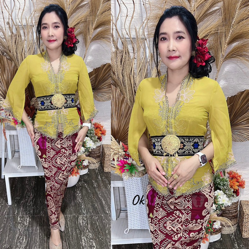 baju kebaya jadi motif tunjung