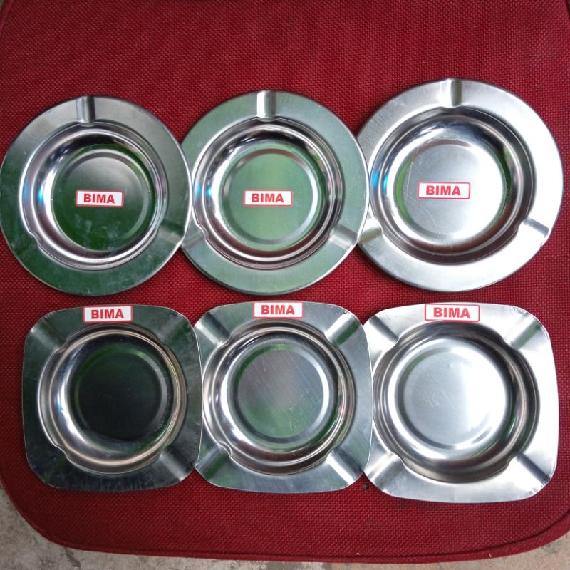[BIMA CENTER] ASBAK STAINLESS STEEL BERKUALITAS