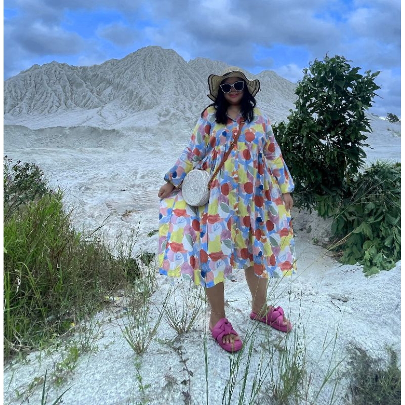 Aurora Midi Dress Big size JUMBO LD 130