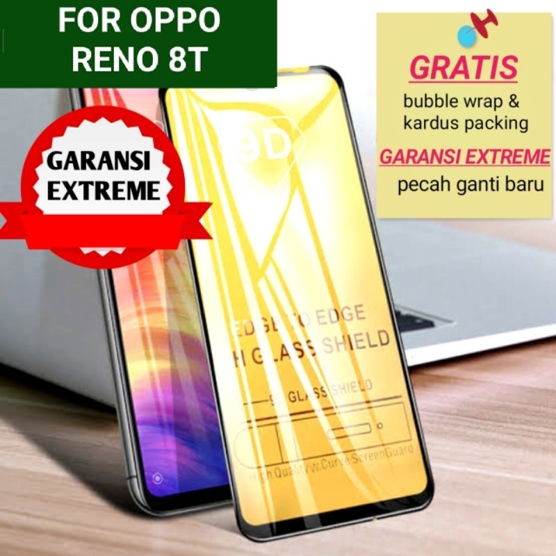 TEMPERED GLASS FULL SCREEN OPPO RENO 8T 5G RENO 8T 4G