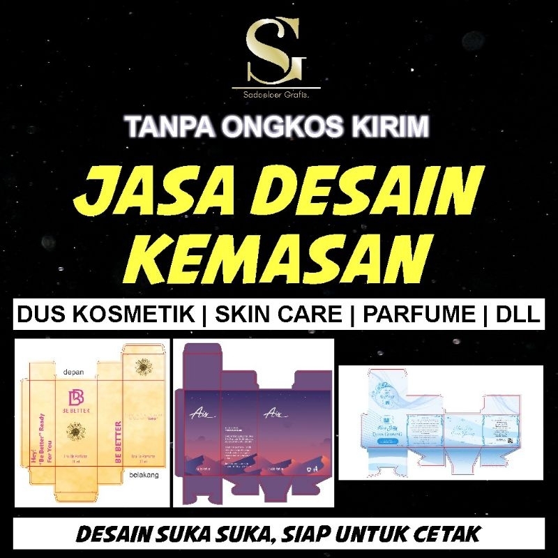 JASA DESAIN KEMASAN PRODUK KOSMETIK