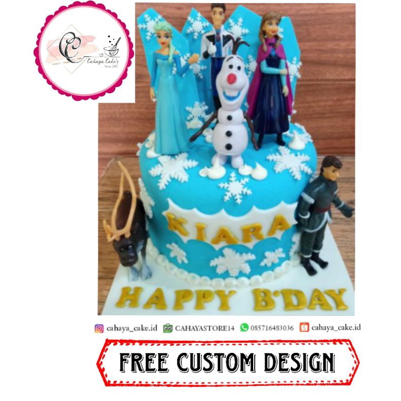 

Kue Ulang Tahun Frozen / Frozen Cake / Kue Ultah Anak Murah