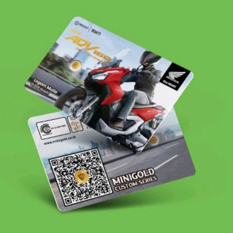 Paket 50 Keping MiniGold Custom Design 0.025~0.1