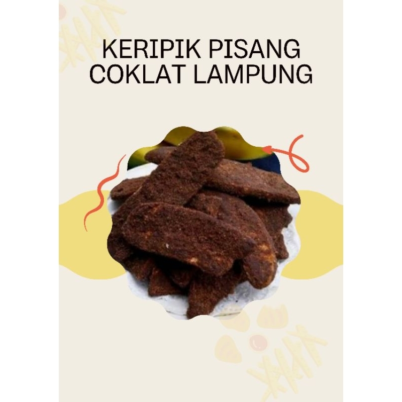 

Keripik Pisang Coklat Tabur | Keripik Pisang Lampung | Keripik Pisang Nyes