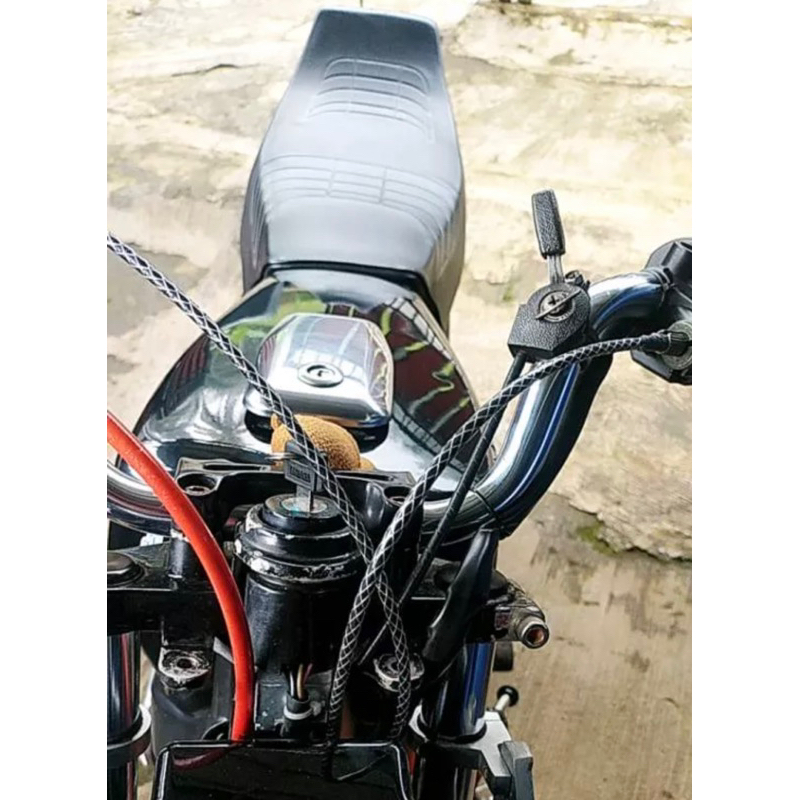 Kabel gas serat carbon 190 cm matic thailand plus L gas Original