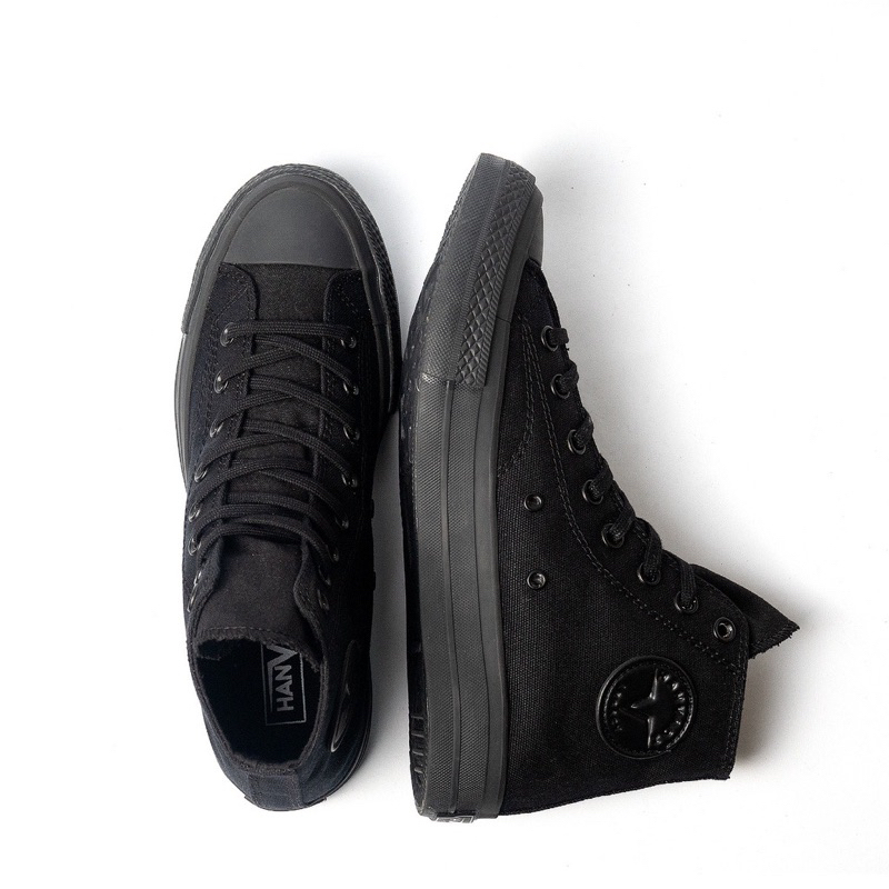 SEPATU HANVADZ 70s- SEPATU 70s KANEKES HANVADZ FULLBLACK HIGH