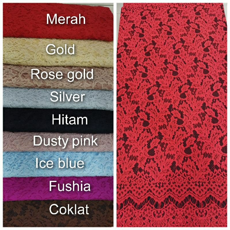 Brokat Semi Lace Cotton D#tgm5750