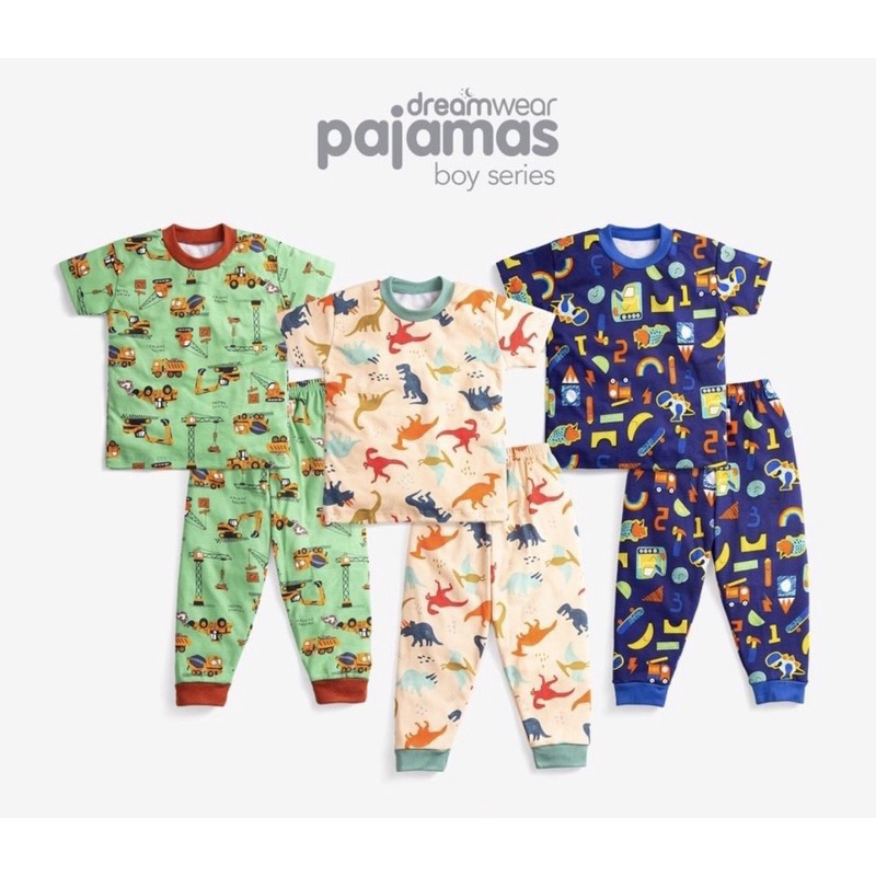 CPR BIG Size Piyama Baju tidur anak Velvet junior Pendek panjang Dreamwear 2-10th