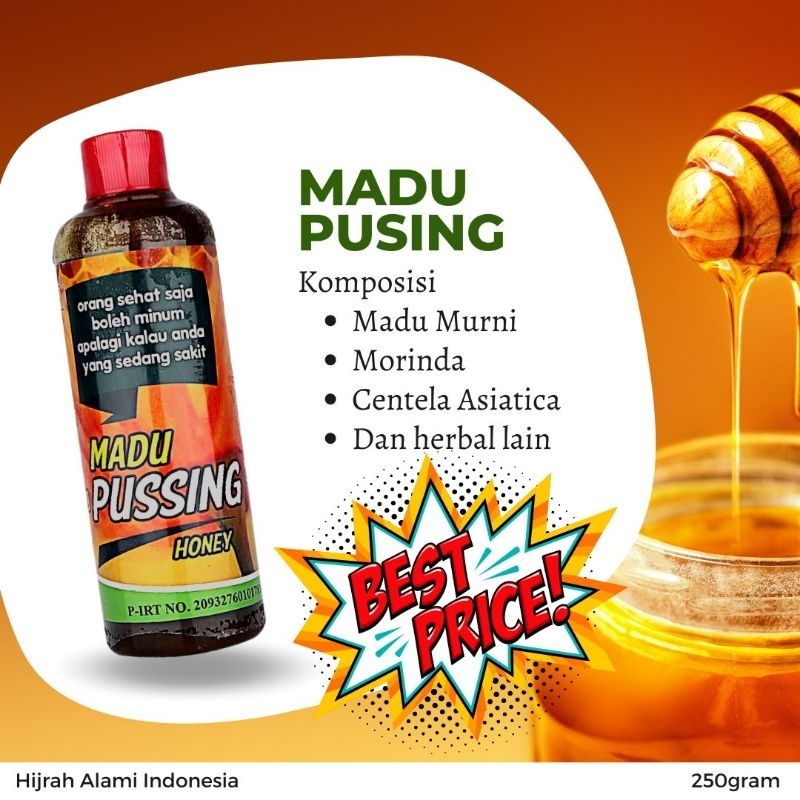

Madu Pusing Hijrah Alami 250 ml