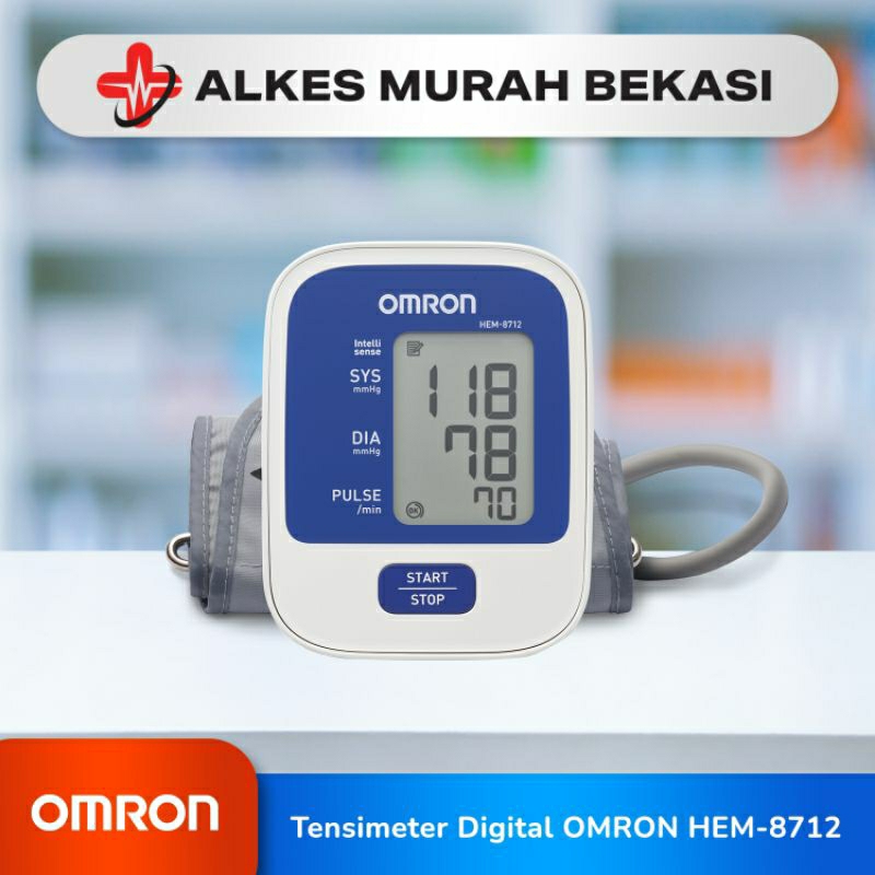 OMRON Tensimeter Digital HEM8712 + Adaptor