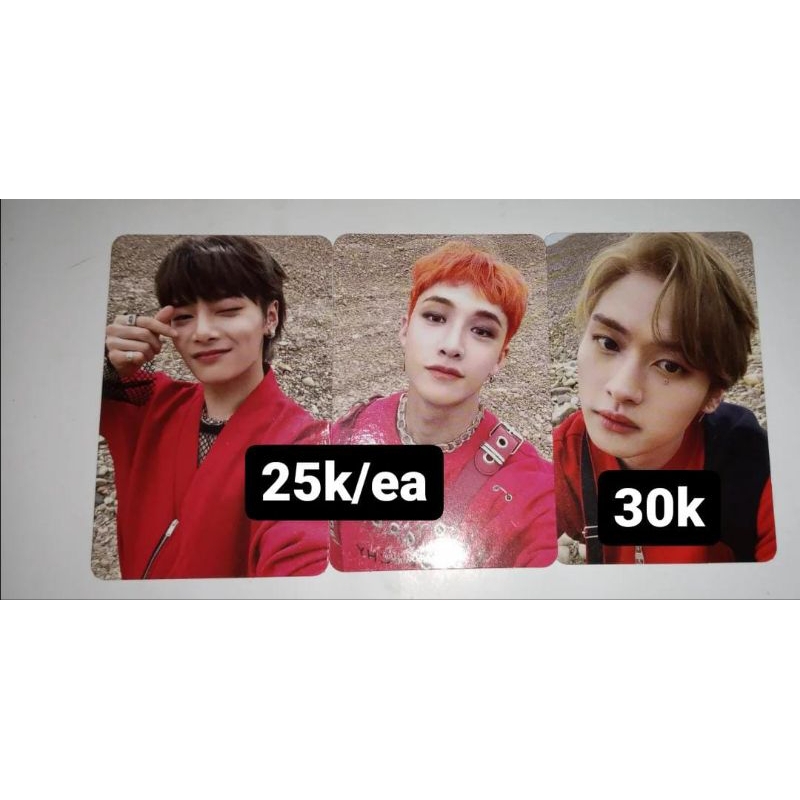 wts photocard pc noeasy Chan merah Felix ds doublesided Felix