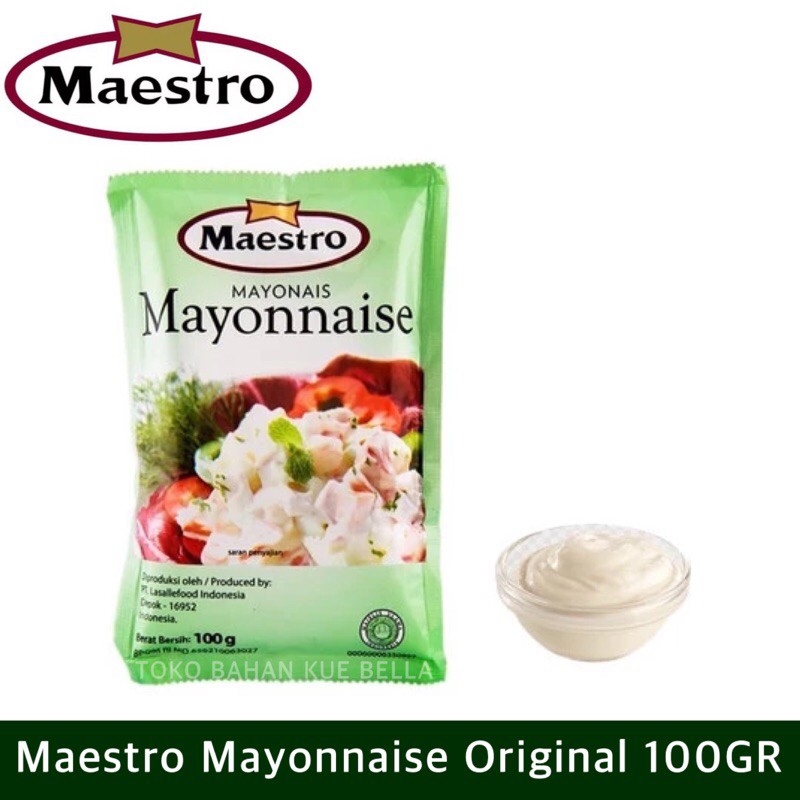 

Maestro MAYONAISE 100gr (SACHET) Mayonese Original