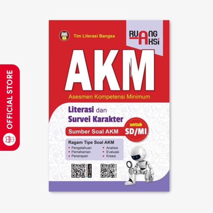 Yrama Widya - Buku Ruang Aksi AKM Literasi dan Survey Karakter SD/MI