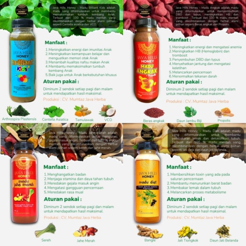 

Javahills honey Brilliant kids