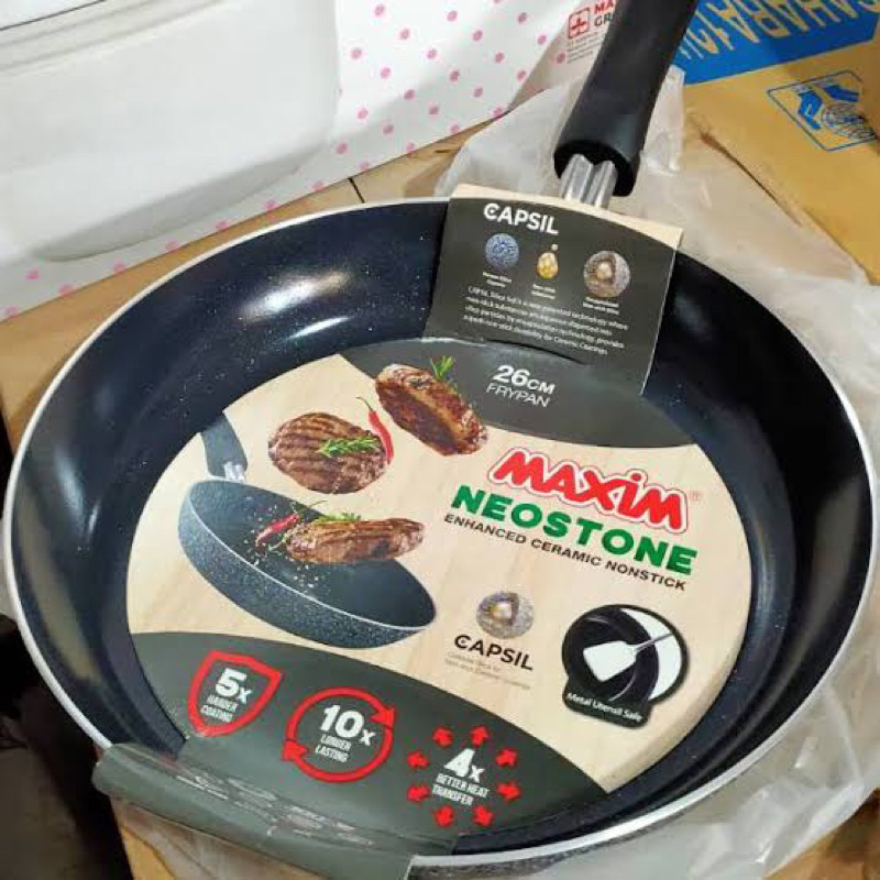 TEFLON MAXIM NEOSTONE CRAMIC / Frypan Maxim keramik NEOSTONE