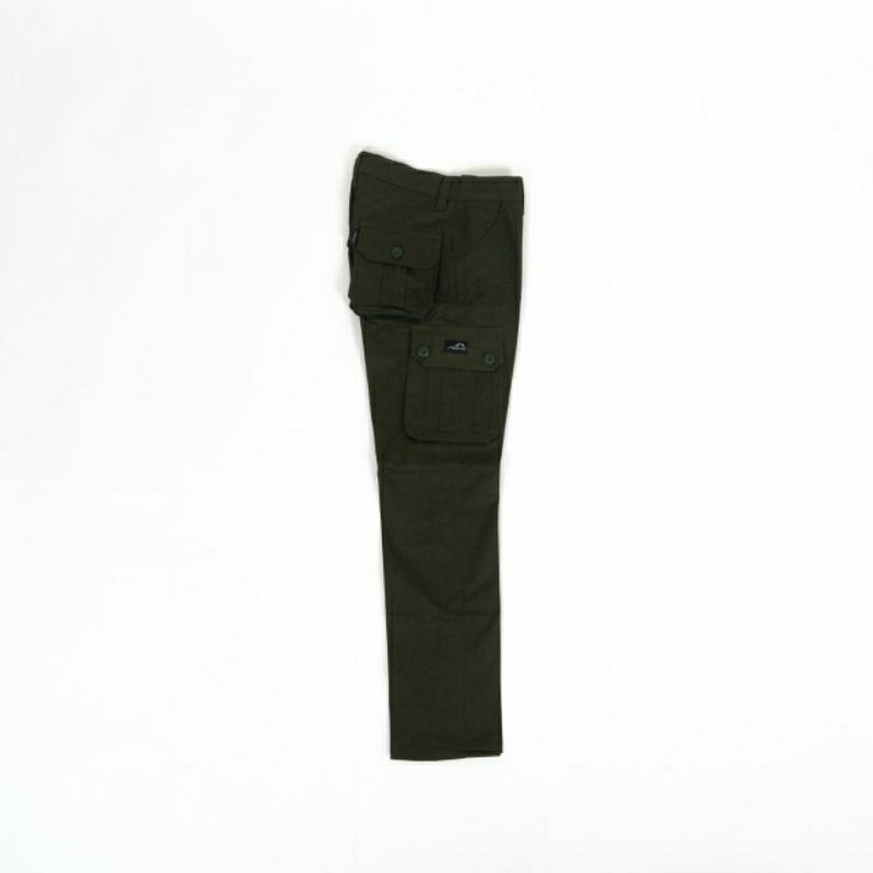 MARKICABS [Cenneth - Olive] Long Cargo Pants