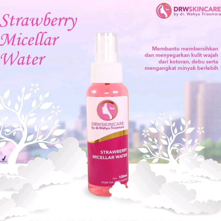 DRW SKINCARE/MICELLAR WATER/STRAWBERRY MICELLAR WATER/PEMBERSIH WAJAH DRW SKINCARE/PEMBERSIH WAJAH/M