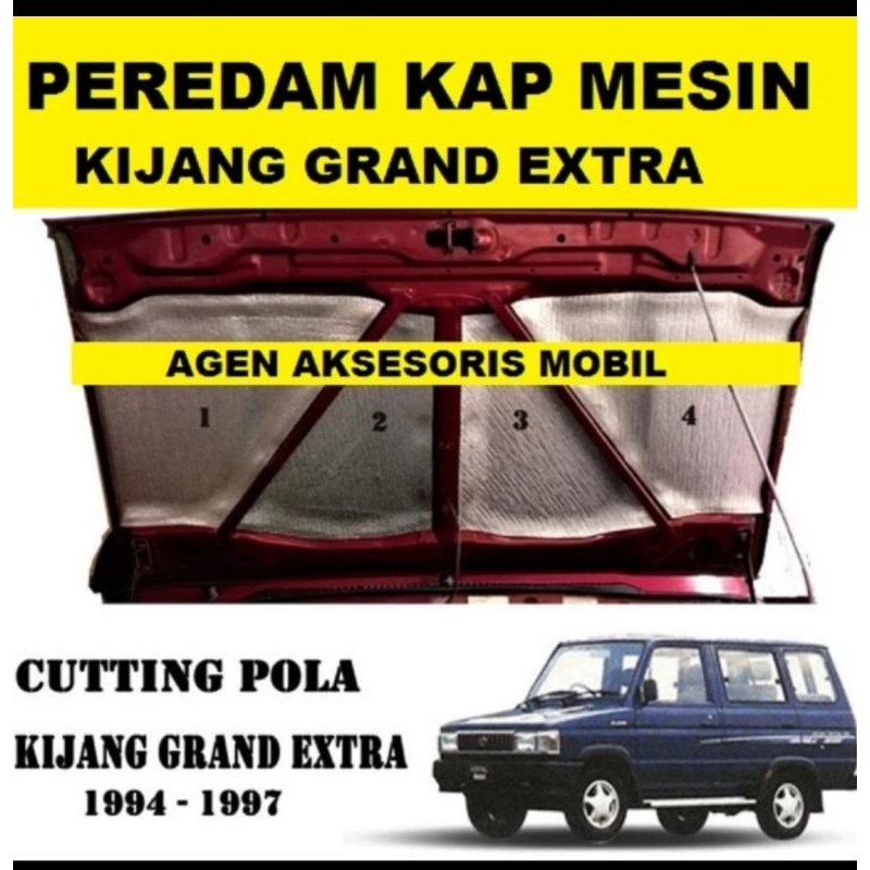 PEREDAM KAP MESIN MOBIL KIJANG GRAND EXTRA 1994-1997