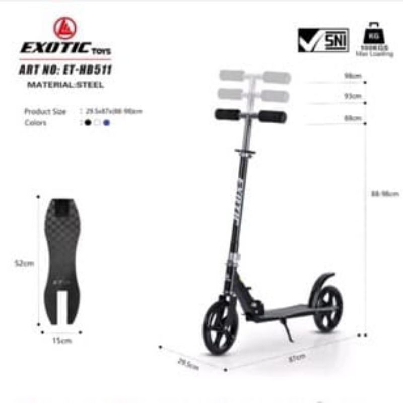 scooter exotic et HB513 SEKUTER DEWASA KOKOH KUAT SIMPEL