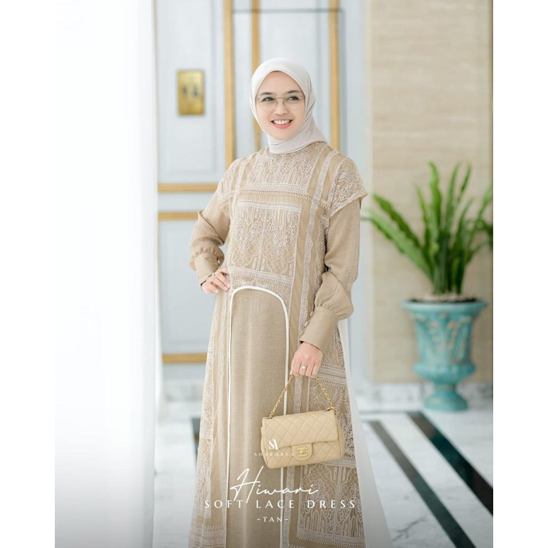 hiwari  soft lace Dress by shArarea