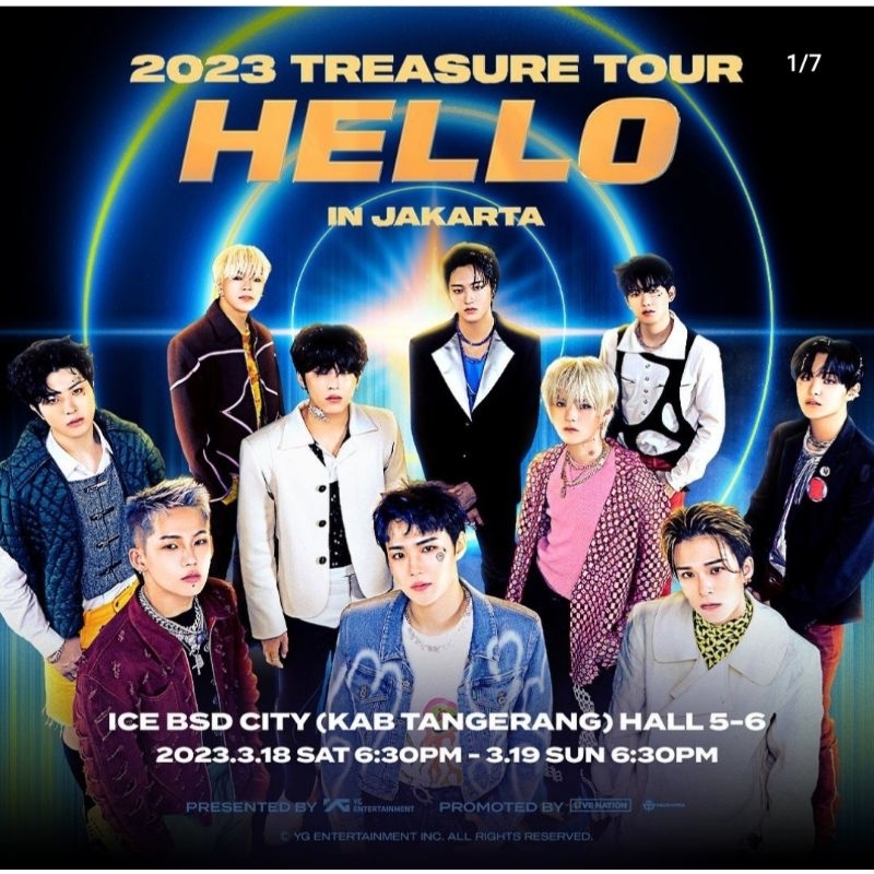 tiket treasure orange