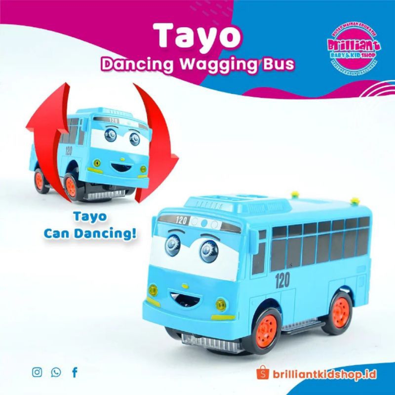 Mainan Anak Tayo Dancing Bus