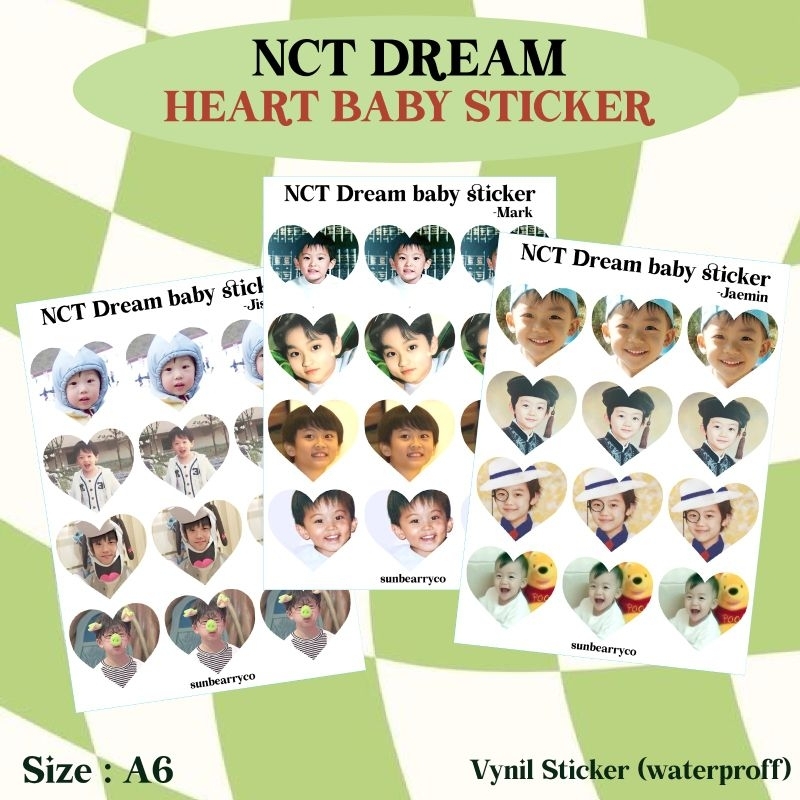 

NCT Dream Baby Heart Sticker