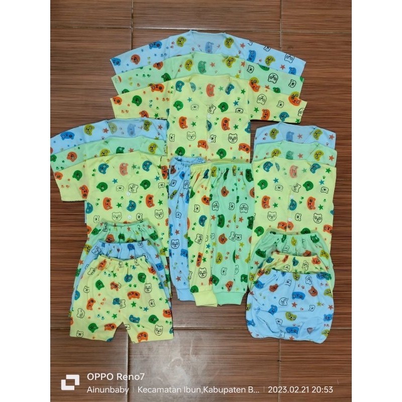 (18pcs)Satu sett perlengkapan bayi baru lahir