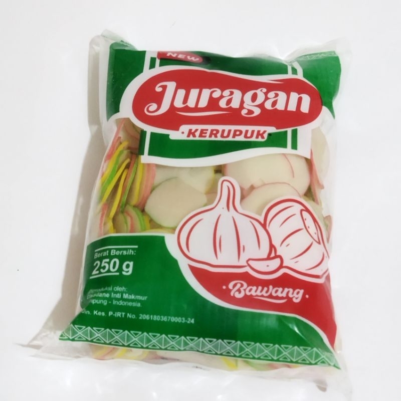

Kerupuk Bawang Juragan 250gr