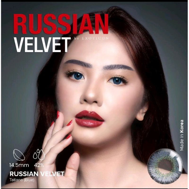 [GRATIS TEMPAT SOFTLENS][BISA COD] SOFTLENS X2 RUSSIAN VELVET 14.5MM