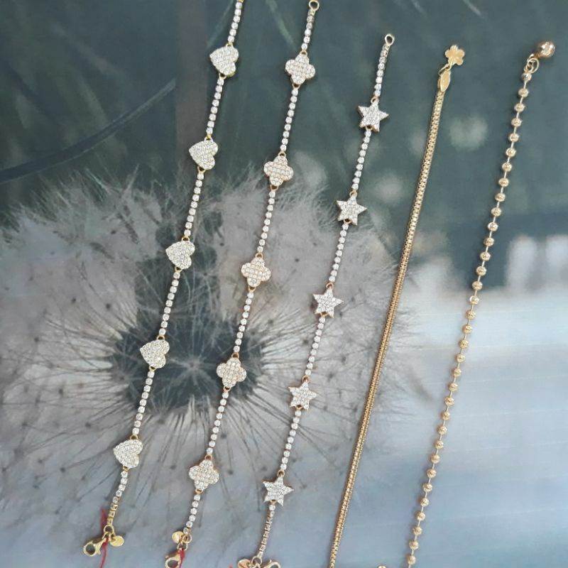 Gelang emas asli kadar 700/16k