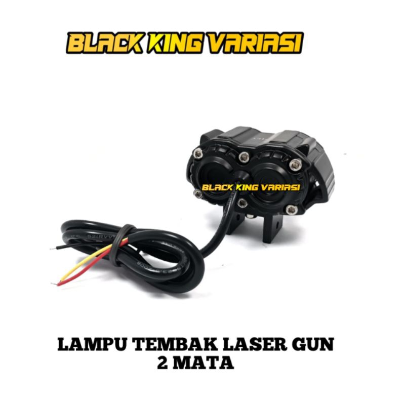 Lampu Tembak Sql 2 Mata Lampu Owl Laser Gun Foglamp CR7 Lampu Sorot SQL Lampu Tembak Laser LED Hi Lo0